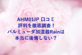 AHM01JP 口コミ 評判を徹底調査！バルミューダ加湿器Rainは本当に後悔しない？